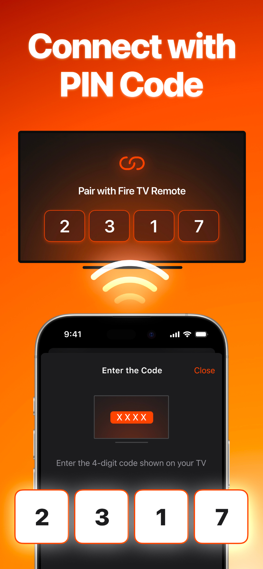 Connect with PIN Code